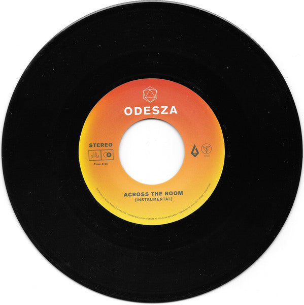 Odesza Feat. Leon Bridges : Across The Room (7", Single, Num)