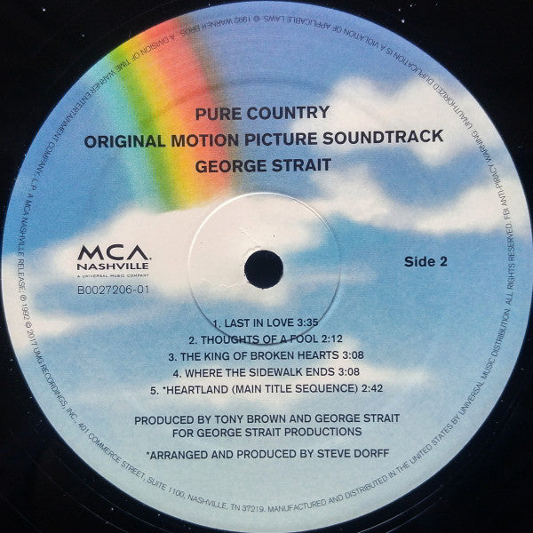 George Strait : Pure Country (Original Motion Picture Soundtrack) (LP, Album, RE, 25t)
