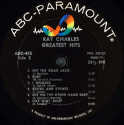 Ray Charles : Greatest Hits (LP, Comp, Mono)
