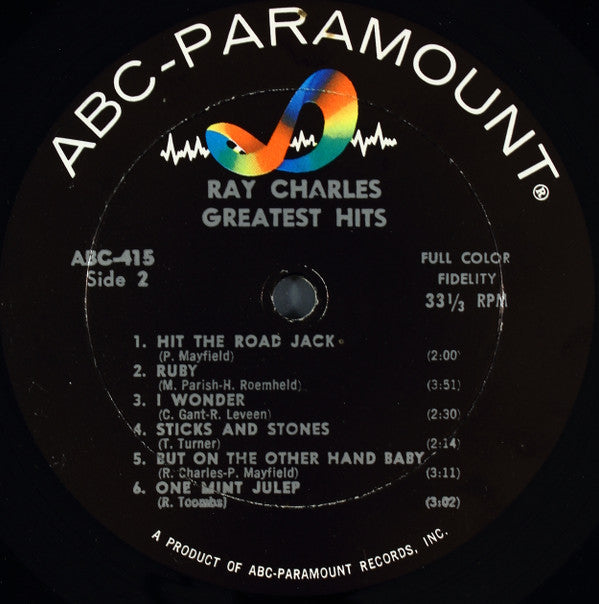 Ray Charles : Greatest Hits (LP, Comp, Mono)