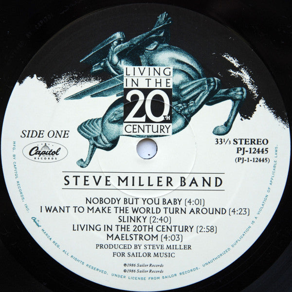 Steve Miller Band : Living In The 20th Century (LP, Album, All)