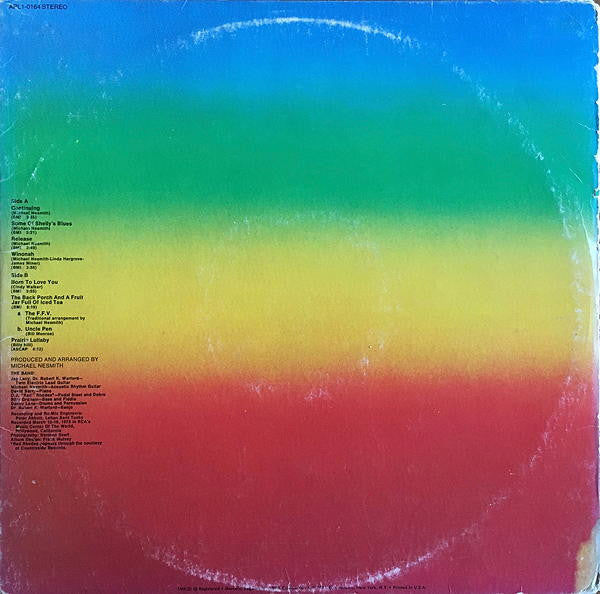 Michael Nesmith : Pretty Much Your Standard Ranch Stash (LP, Album, Hol)