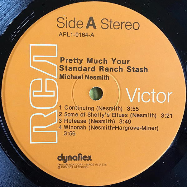 Michael Nesmith : Pretty Much Your Standard Ranch Stash (LP, Album, Hol)