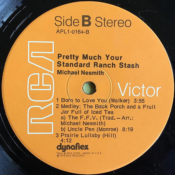 Michael Nesmith : Pretty Much Your Standard Ranch Stash (LP, Album, Hol)