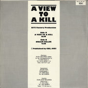 DJ's Factory : A View To A Kill (12", Ltd, Whi)