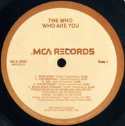 The Who : Who Are You (LP, Album, Pin)