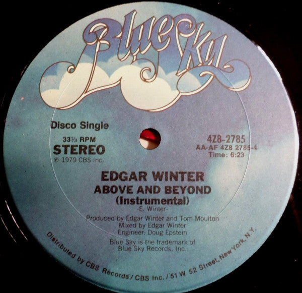 Edgar Winter : Above And Beyond (12")