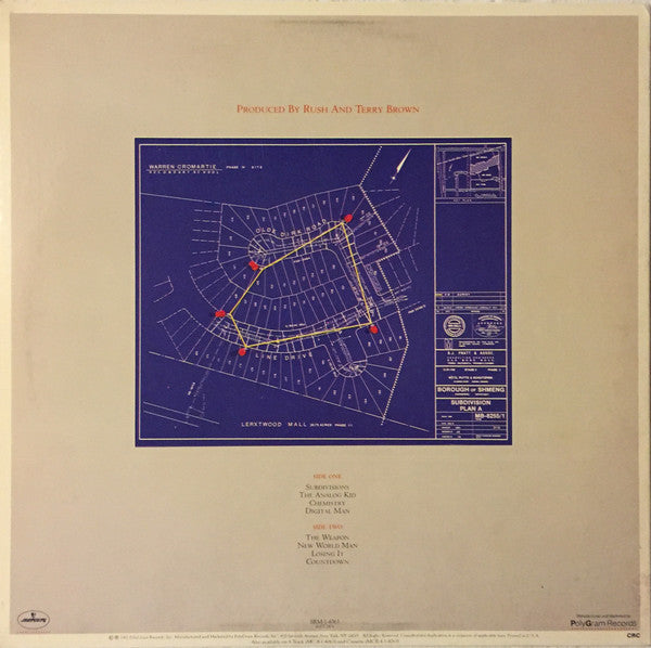 Rush : Signals (LP, Album, Club, CRC)