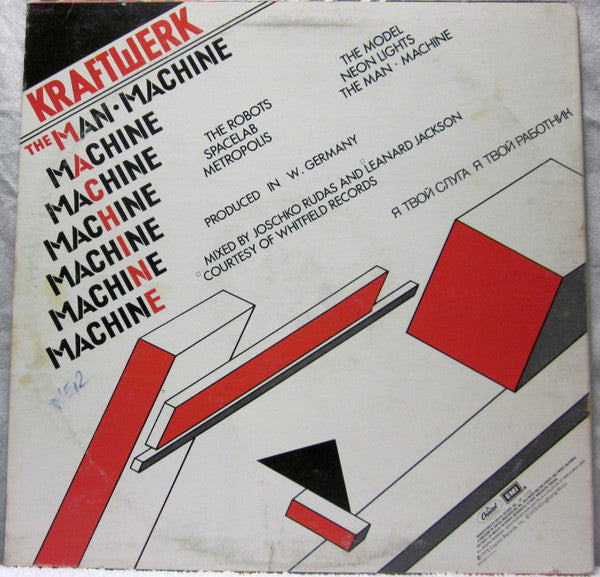 Kraftwerk : The Man-Machine (LP, Album, Los)