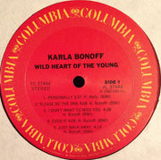 Karla Bonoff : Wild Heart Of The Young (LP, Album, Pit)
