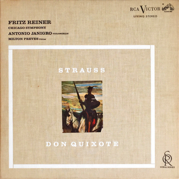 Strauss*, Fritz Reiner, Chicago Symphony*, Antonio Janigro, Milton Preves : Don Quixote (Box, Sli + LP, RE, Ind)