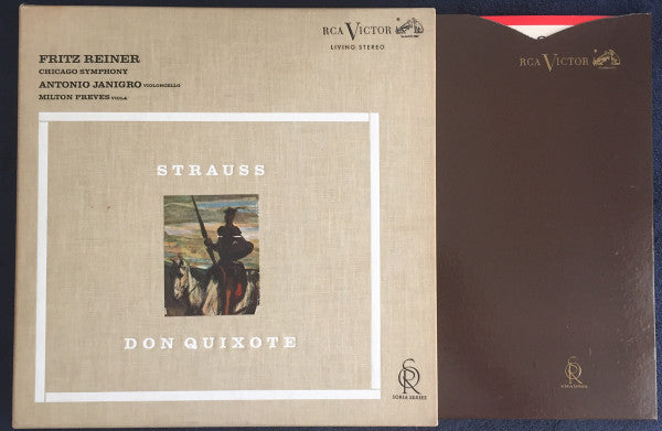 Strauss*, Fritz Reiner, Chicago Symphony*, Antonio Janigro, Milton Preves : Don Quixote (Box, Sli + LP, RE, Ind)
