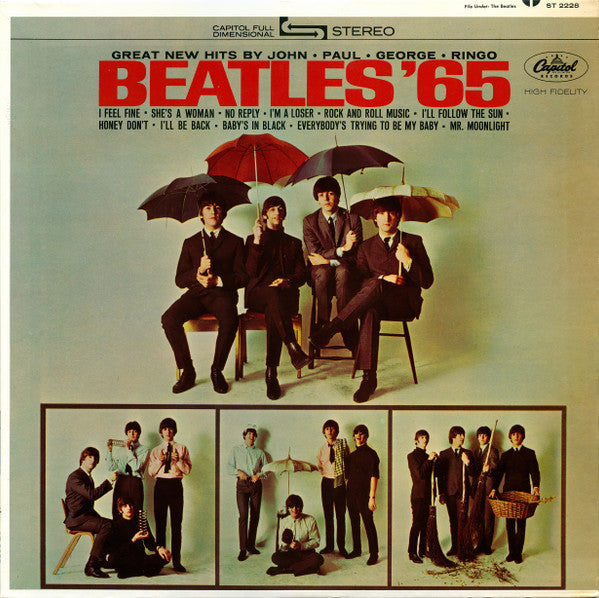The Beatles : Beatles '65 (LP, Album, Scr)