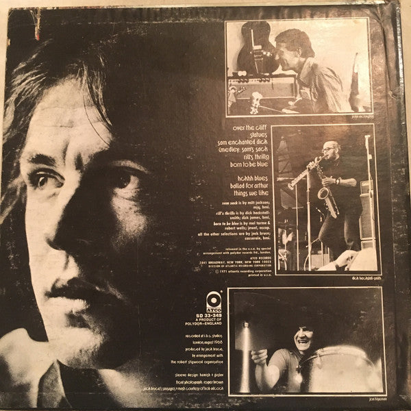 Jack Bruce With John McLaughlin, Dick Heckstall-Smith, Jon Hiseman : Things We Like (LP, MO )