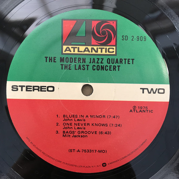 The Modern Jazz Quartet : The Last Concert (2xLP, Album, MO)