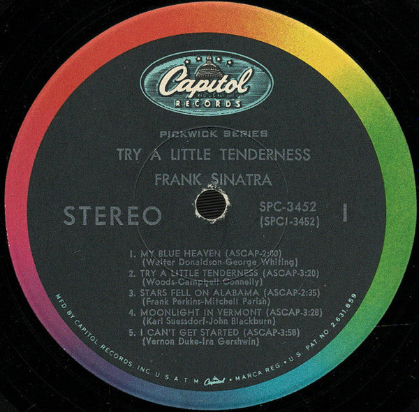 Frank Sinatra : Try A Little Tenderness (LP, Comp)