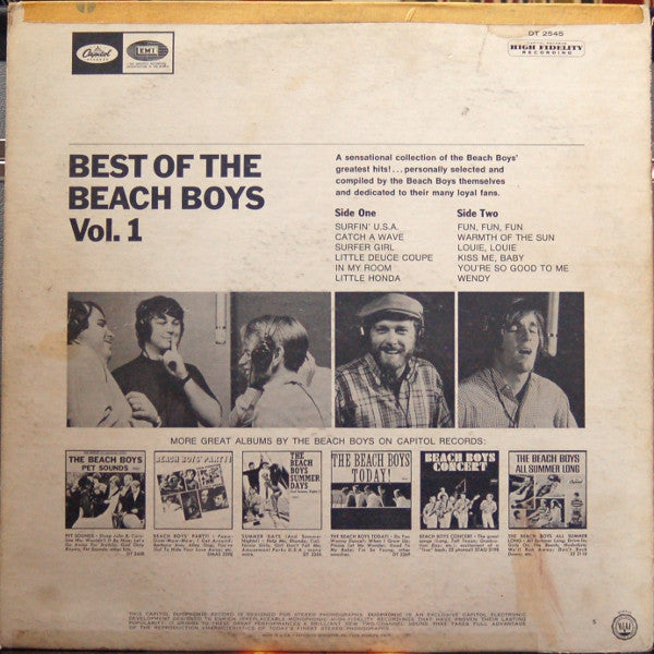 The Beach Boys : Best Of The Beach Boys - Vol. 1 (LP, Comp, Duo)