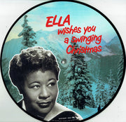 Ella Fitzgerald : Ella Wishes You A Swinging Christmas (LP, Album, Pic, RE)