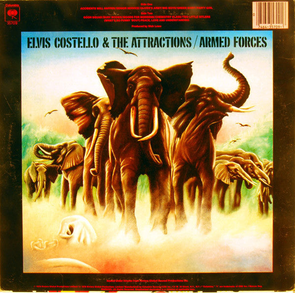 Elvis Costello And The Attractions* : Armed Forces (LP, Album, Pit)