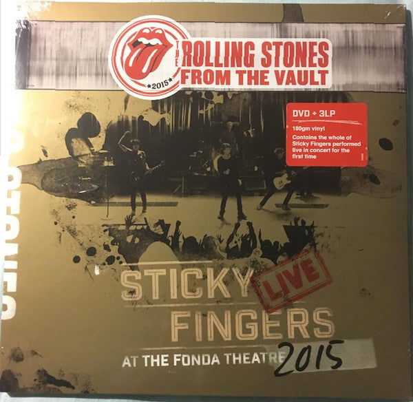The Rolling Stones : Sticky Fingers Live At The Fonda Theatre (3xLP, Album + DVD-V, Multichannel, NTSC)