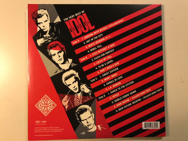 Billy Idol : Idolize Yourself: The Very Best of Billy Idol (2xLP, Comp)