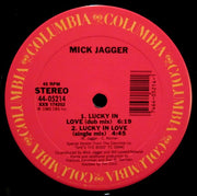 Mick Jagger : Lucky In Love (12", Single)