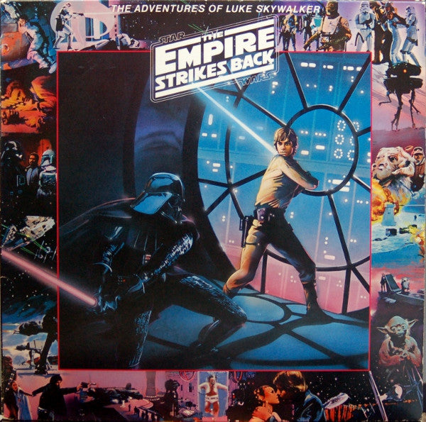 The Original Star Wars Cast With Narration By Malachi Throne : The Empire Strikes Back: The Adventures Of Luke Skywalker (LP, PRC)