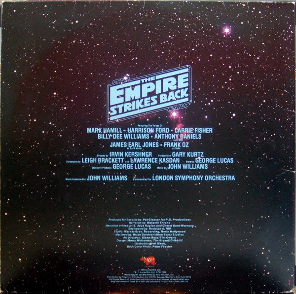 The Original Star Wars Cast With Narration By Malachi Throne : The Empire Strikes Back: The Adventures Of Luke Skywalker (LP, PRC)