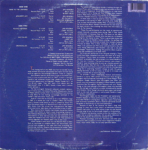 Jimi Hendrix : Nine To The Universe (LP, Album, Los)