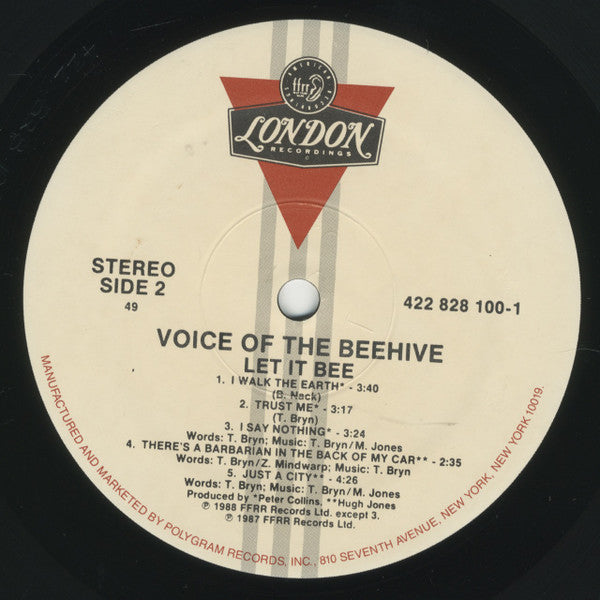 Voice Of The Beehive : Let It Bee (LP, Album, 49)