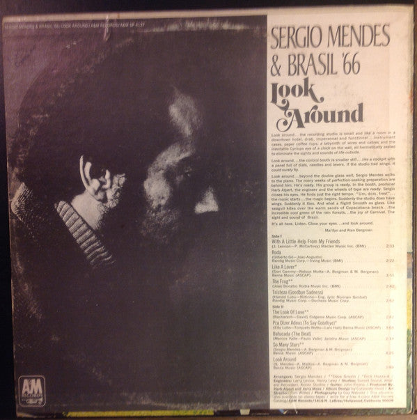 Sérgio Mendes & Brasil '66 : Look Around (LP, Album, M/Print, RP, Pit)