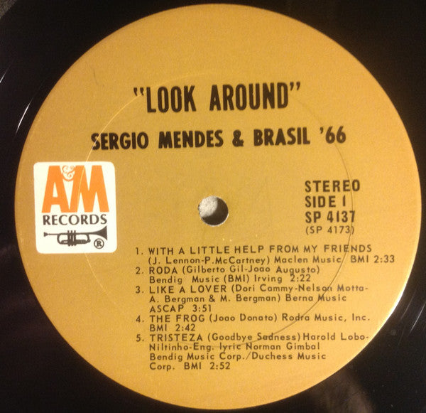 Sérgio Mendes & Brasil '66 : Look Around (LP, Album, M/Print, RP, Pit)