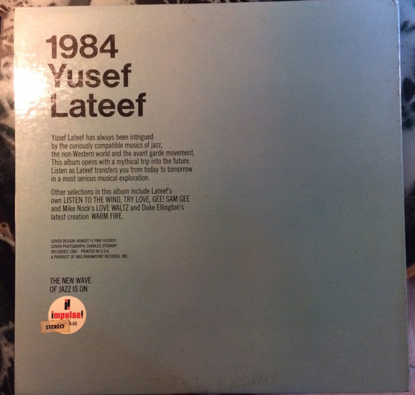 Yusef Lateef : 1984 (LP, Album, Red)