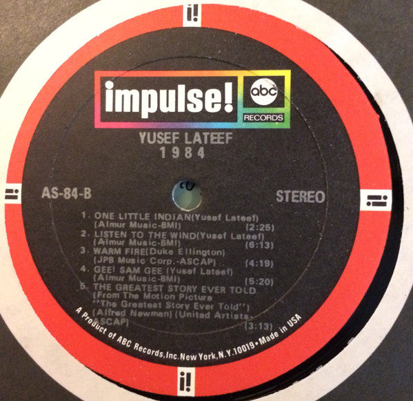 Yusef Lateef : 1984 (LP, Album, Red)