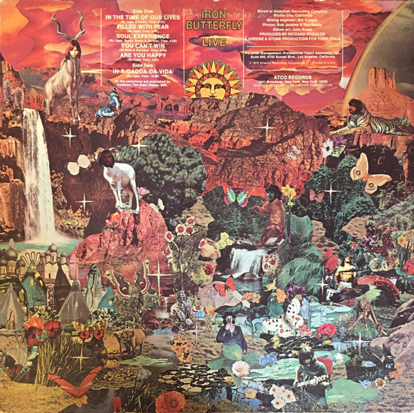 Iron Butterfly : Live (LP, Album, MO )