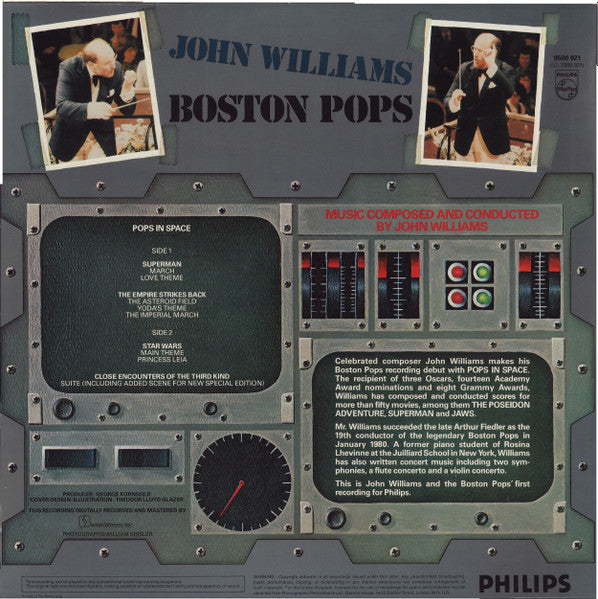 John Williams (4), Boston Pops Orchestra : Pops In Space (LP, Dig)