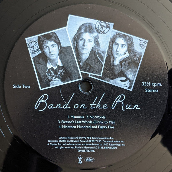 Paul McCartney & Wings* : Band On The Run (LP, Album, RE, RM, 180)