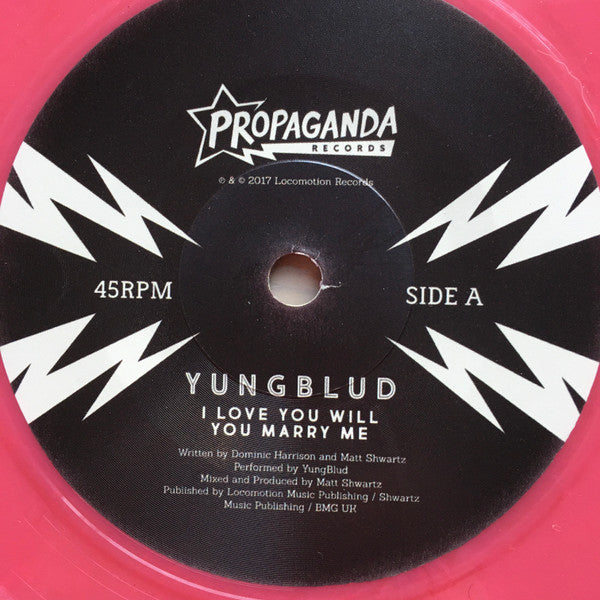 Yungblud (3) : I Love You Will You Marry Me (7", Single, Pin)