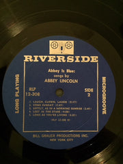 Abbey Lincoln : Abbey Is Blue (LP, Album, Mono)
