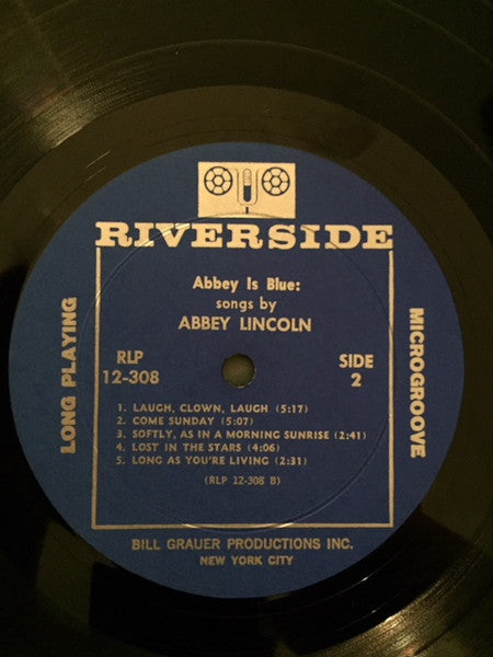 Abbey Lincoln : Abbey Is Blue (LP, Album, Mono)