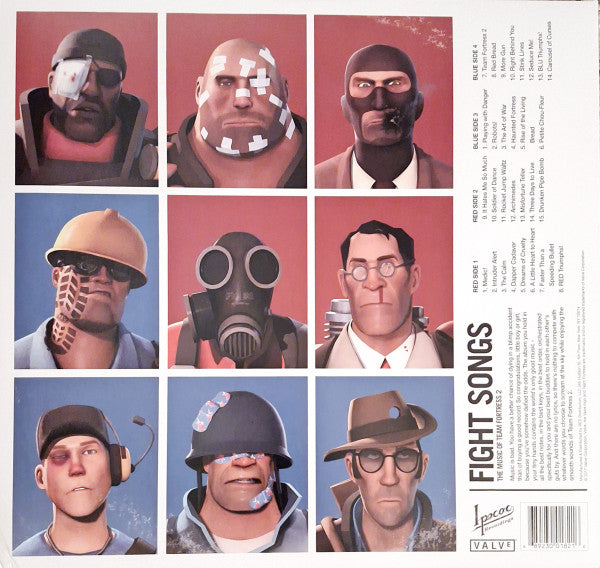 Valve Studio Orchestra : Fight Songs: The Music Of Team Fortress 2 (LP, Red + LP, Blu + Album, Ora)