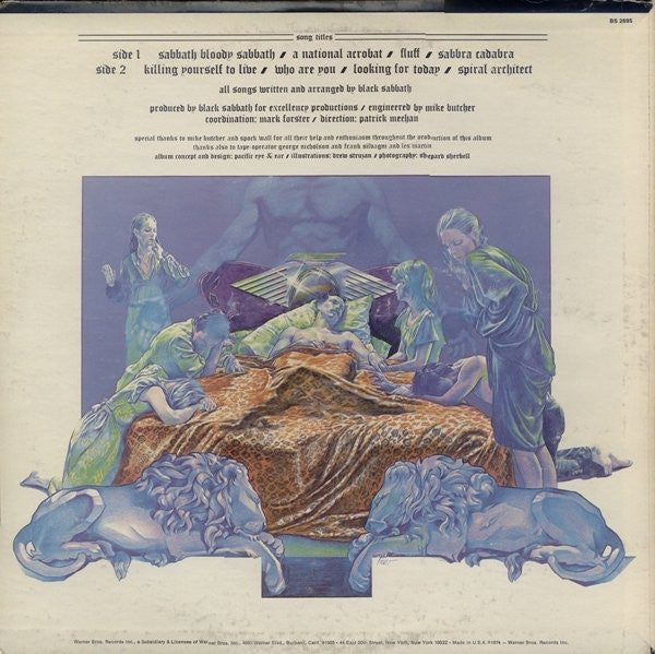 Black Sabbath : Sabbath, Bloody Sabbath (LP, Album, Jac)
