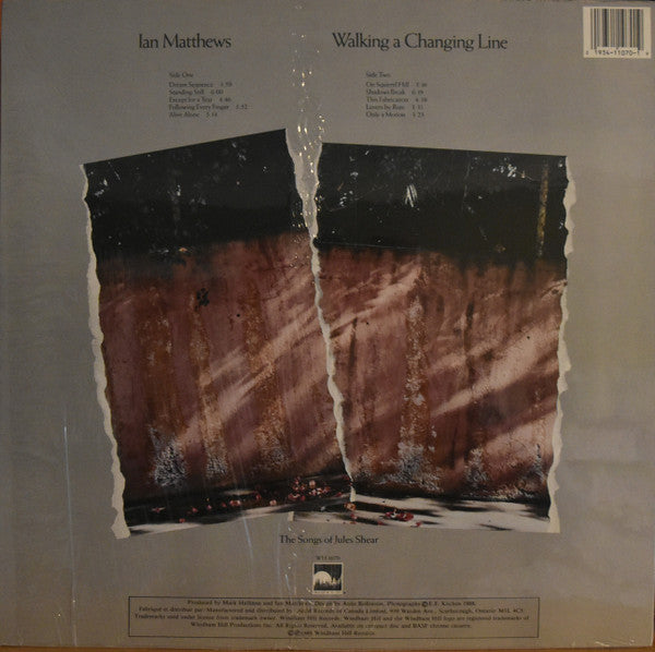 Iain Matthews : Walking A Changing Line (LP, Album)