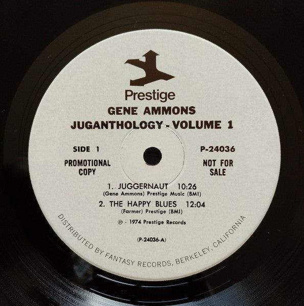 Gene Ammons : Juganthology (2xLP, Comp, Promo, Gat)