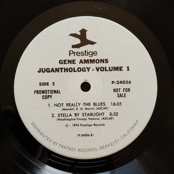 Gene Ammons : Juganthology (2xLP, Comp, Promo, Gat)