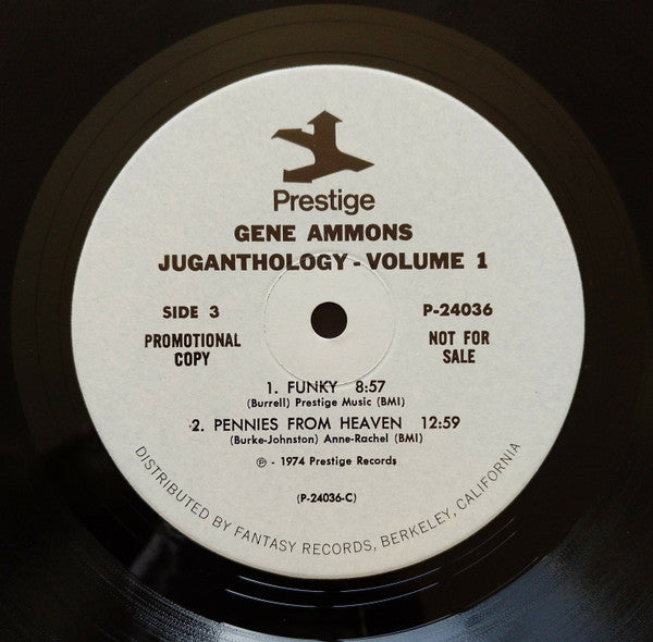 Gene Ammons : Juganthology (2xLP, Comp, Promo, Gat)