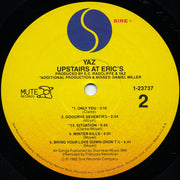 Yazoo : Upstairs At Eric's (LP, Album, All)