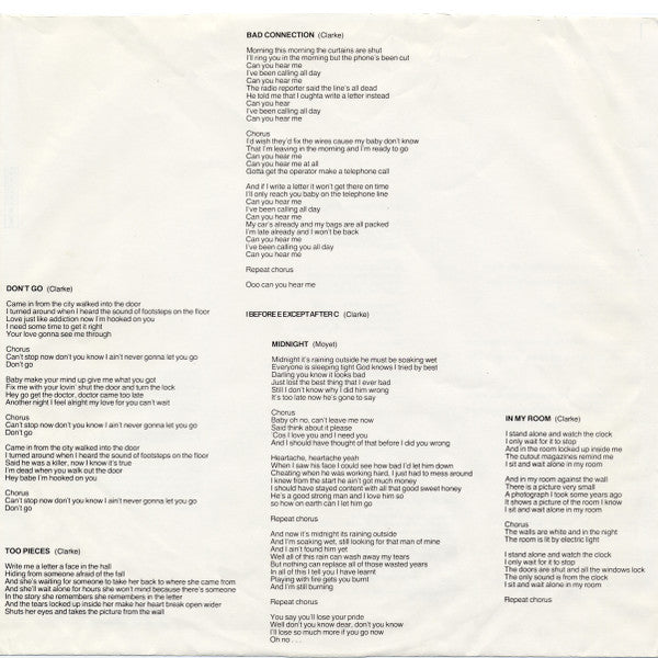 Yazoo : Upstairs At Eric's (LP, Album, All)
