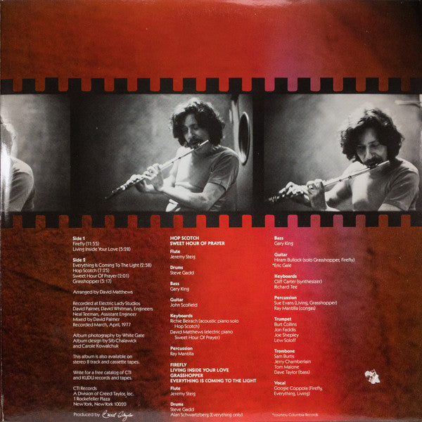 Jeremy Steig : Firefly (LP, Album, Gat)