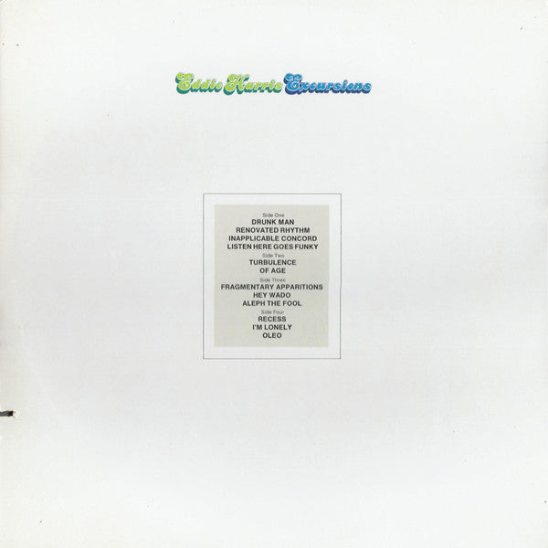 Eddie Harris : Excursions (2xLP, Album, PR)